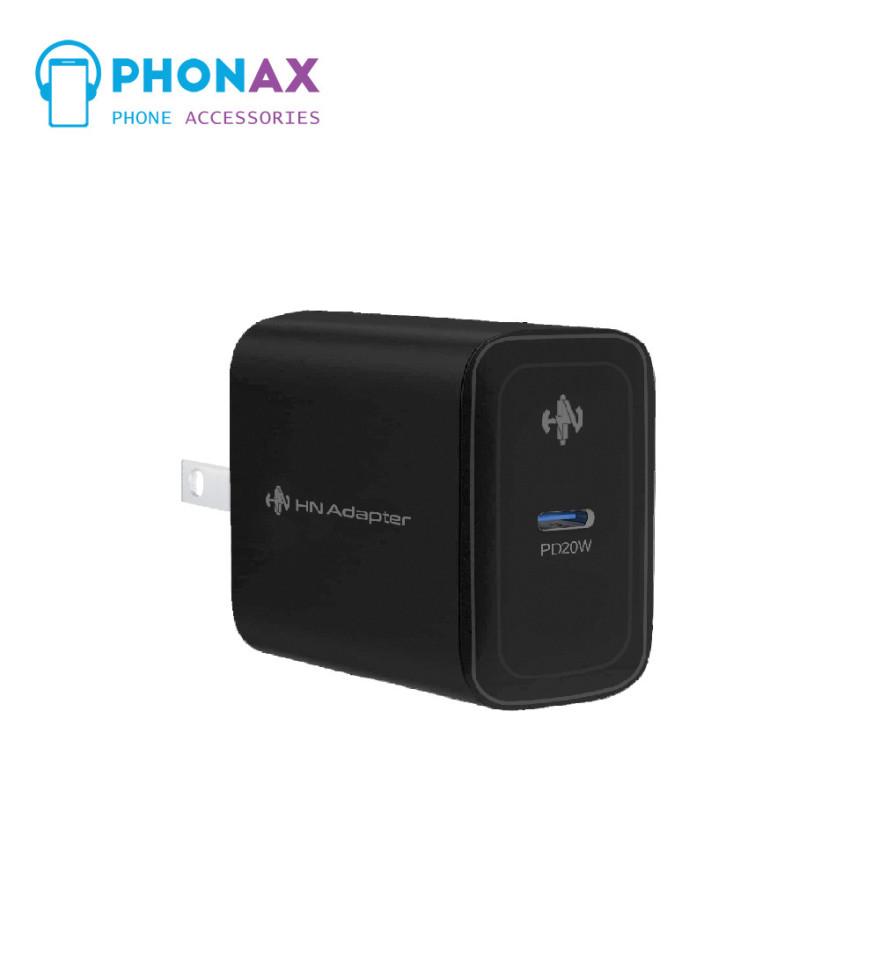 تصویرآداپتور شارژر 20W PD برند HN با ضمانت تعویض 12 ماهه