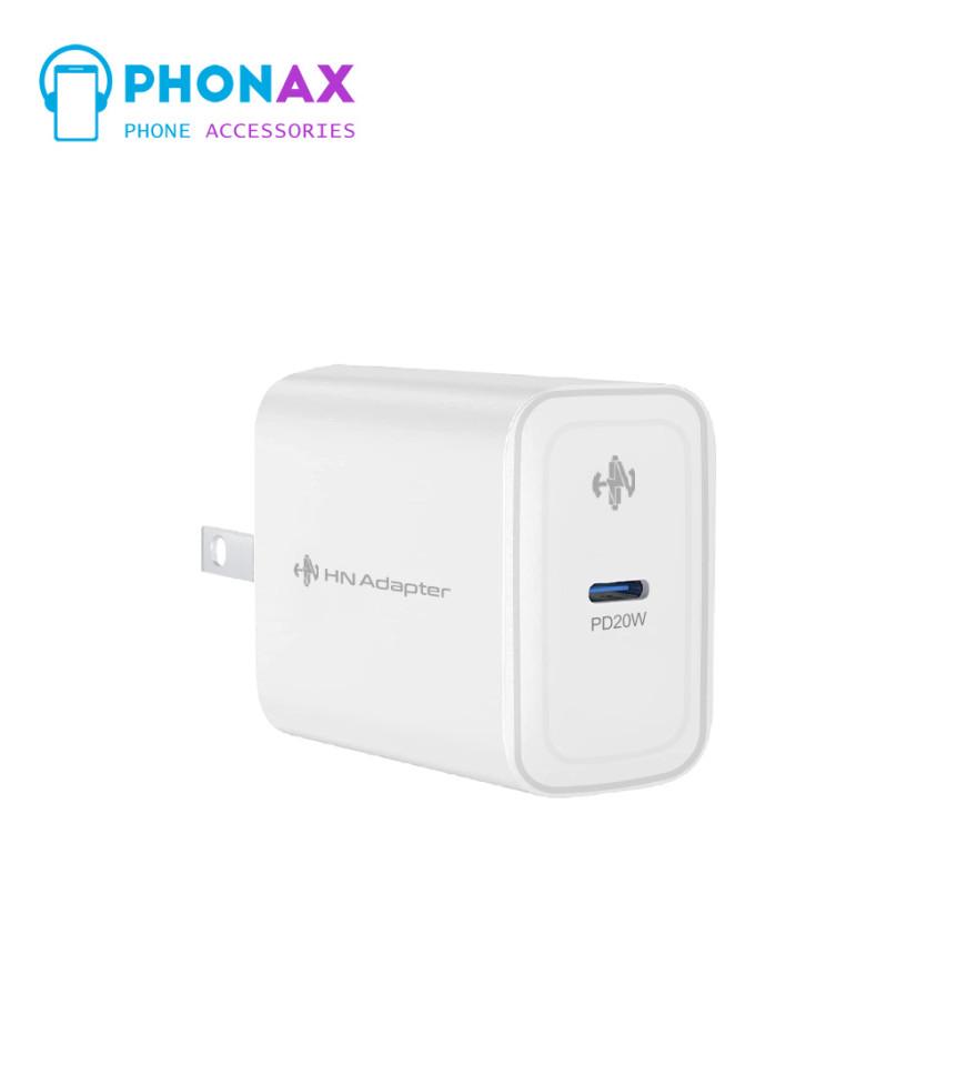 تصویرآداپتور شارژر 20W PD برند HN با ضمانت تعویض 12 ماهه