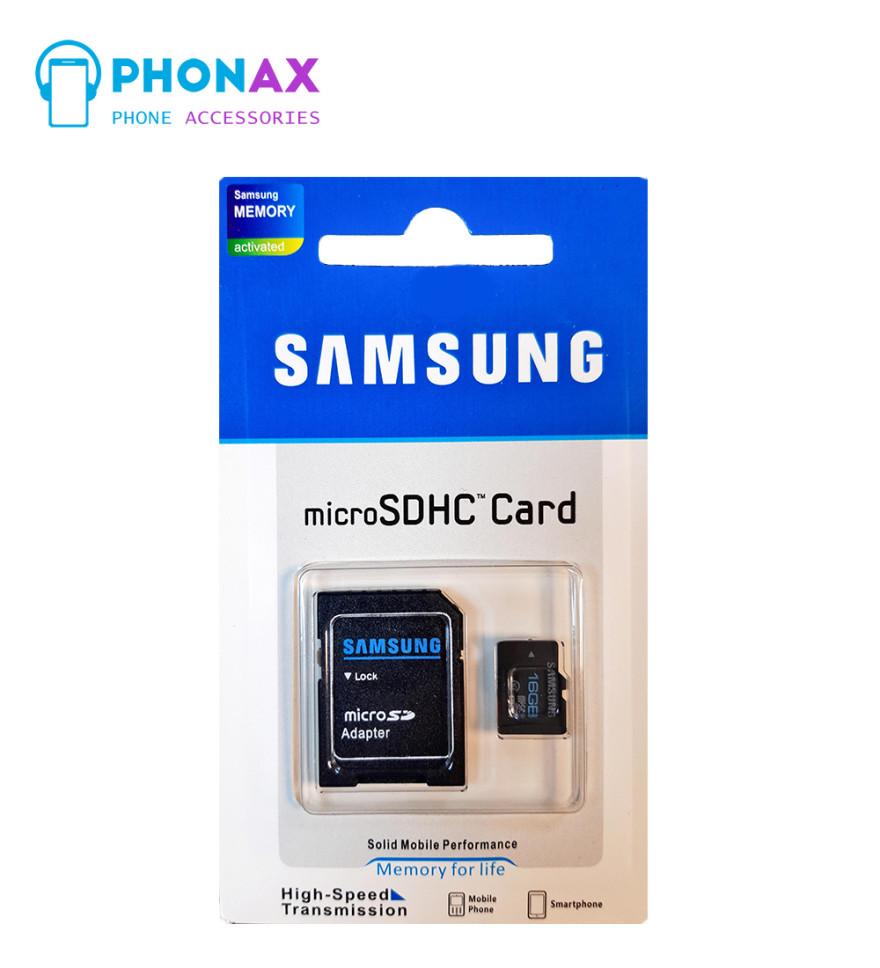 تصویرکارت حافظه microSDHC سامسونگ همراه با آداپتور SD ظرفیت 8 گیگابایت با گارانتی مادام العمر