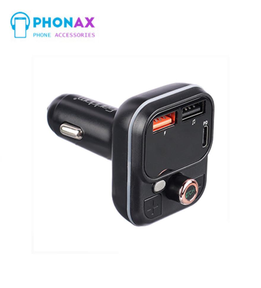 تصویرشارژر فندکی + FM Player بلوتوثی Earldom ET-M86