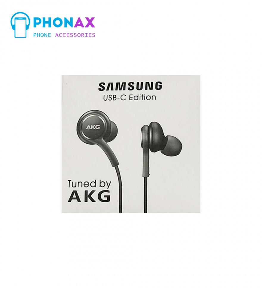 تصویرهندزفری اورجینال AKG Type-c سامسونگ گلکسی S20