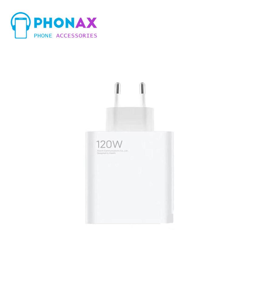 تصویرآداپتور شارژر اورجینال سرجعبه ثانیه شمار توربوشارژ شیائومی 120W با ضمانت تعویض 6 ماهه
