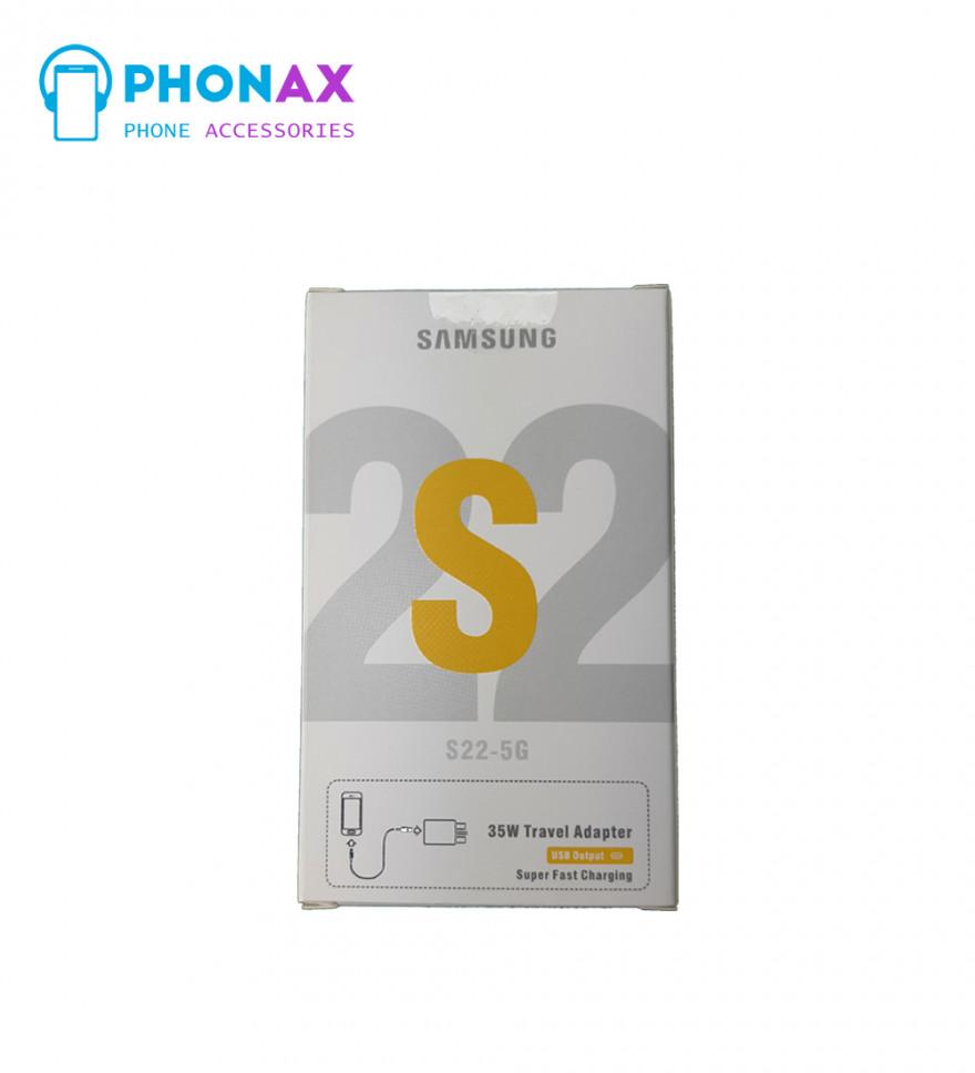 تصویرآداپتور شارژر اورجینال سامسونگ S22 35W PD با ضمانت تعویض 6 ماهه