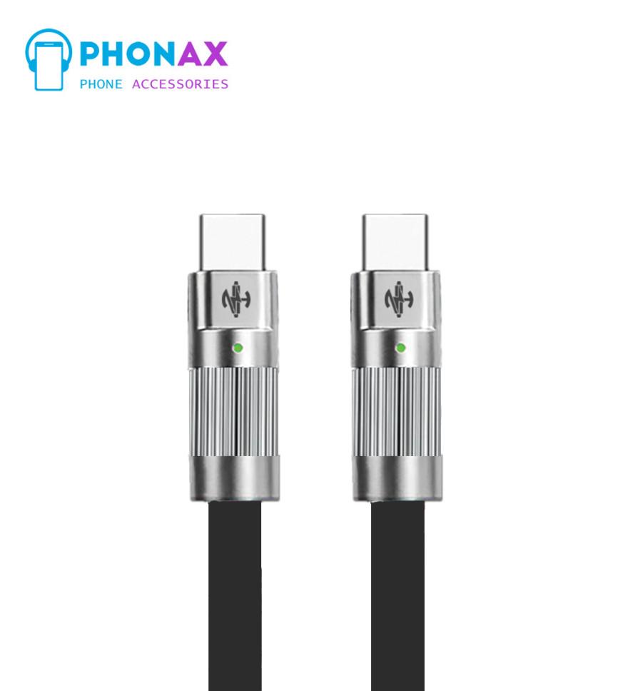تصویركابل شارژ Type-c to Type-c از برند HN مناسب برای گوشی های اندروید با ضمانت تعویض 6ماهه