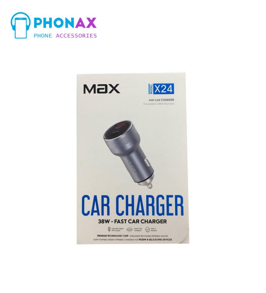 تصویرشارژر فندکی مکس مدل X24
