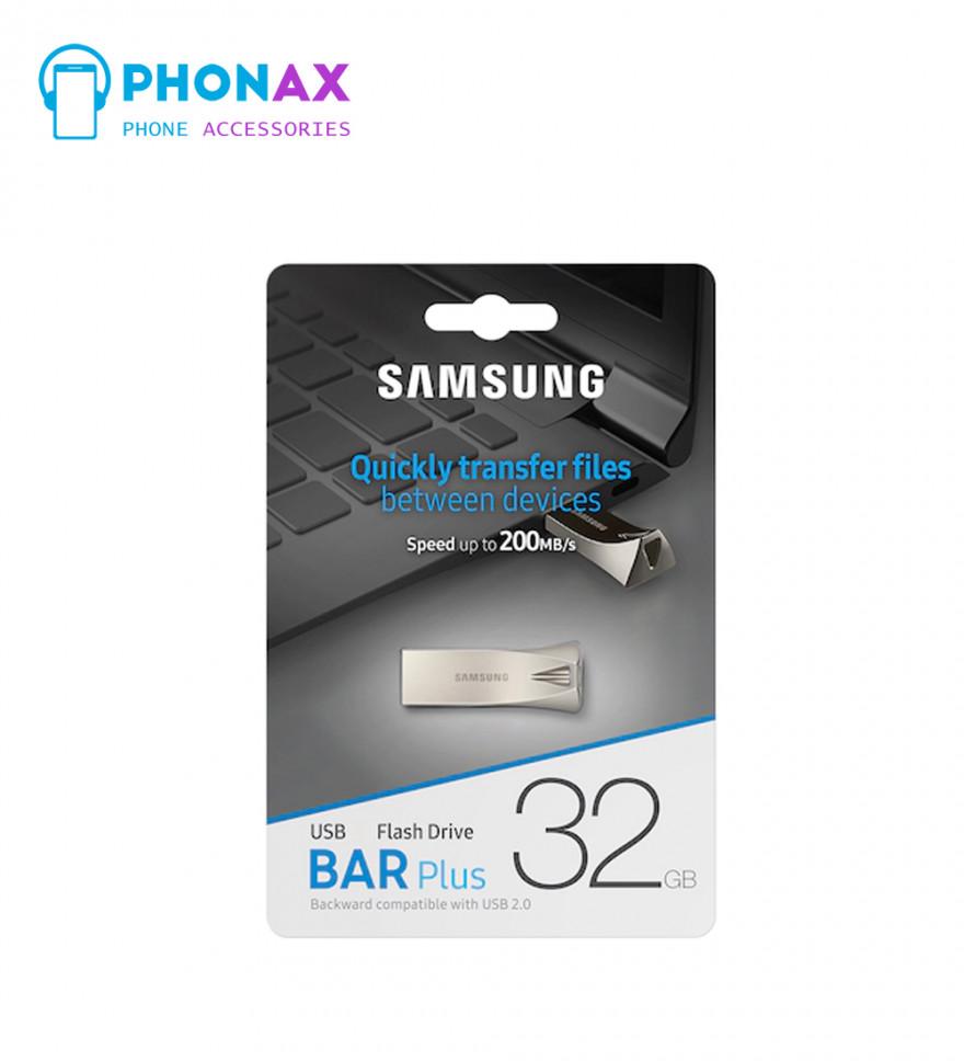 تصویرفلش مموری سامسونگ مدل Bar Plus MUF-32BE ظرفیت 32 گیگابایت با گارانتی مادام العمر